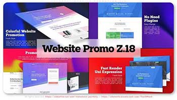 Colorful Website Promotion Z18-32965873