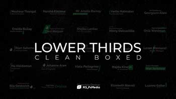 Lower Thirds Clean Fade In-31846955