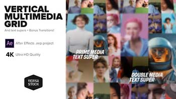 Vertical Multimedia Screens Video Grid-33018498