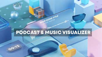 Podcast and Music Visual Techno Geometry-33091975