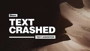 Text Crashed Text Animation-28370062