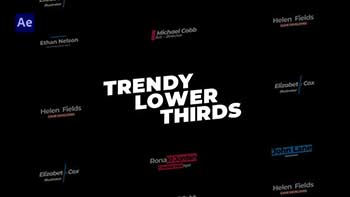 Trendy Lower Thirds-33122709