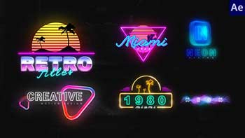 Neon Creative Titles-33366057