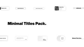 Minimal Titles Pack-33324505