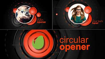 Circular Opener Video Display-11482912