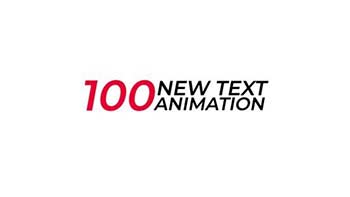 100 New Text Animation Presets-158854
