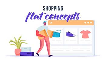 Shopping Flat Concept-33639519