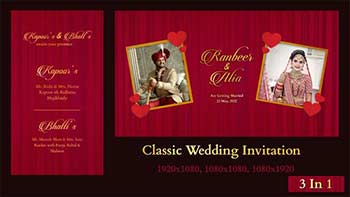 Classic Wedding Invitation-33615875
