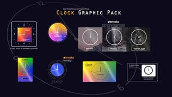 Real Time Clock Animation Pack-33784578