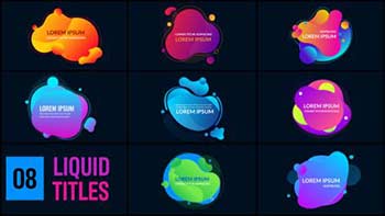 Colorful Liquid Titles Pack 3-873304