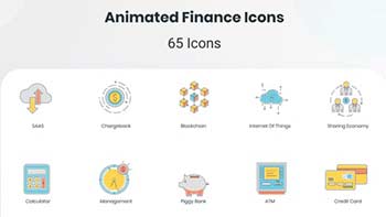 Animated Finance Icon Set-33860183