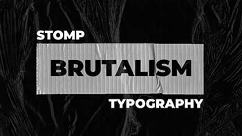 Brutalism Stomp Typography-31426234
