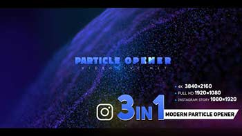Modern Opener with Particles-33996433