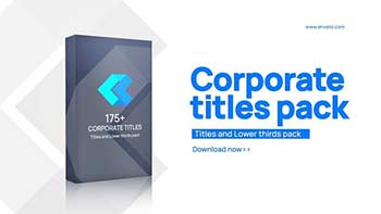 Corporate Titles and Lower thirds pack-33244687