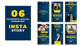 Futuristic Digital Marketing Instagram Story-39141438