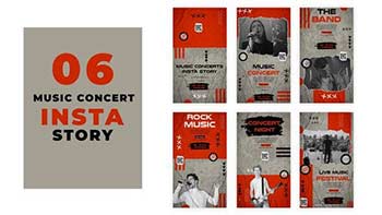 Rock Music Concert Night Instagram Story Pack-39141597