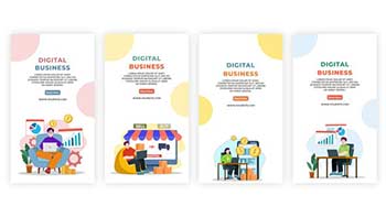 Online Digital Business Instagram Story Template-39142073