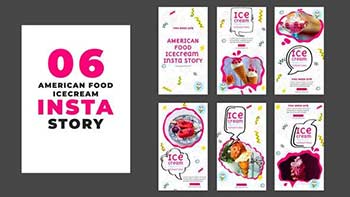American Sweet Dish Ice Cream Instagram Story Template-39146825