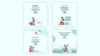 Happy Fathers Day Instagram Social Media Post-39175121