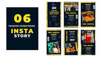 New Arrival Fashion Street Wear Instagram Story Template-39175248
