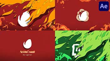 Cartoon Fire Logo Opener for After Effects-39175908