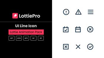 UI Line Animated Icon Pack-39194461