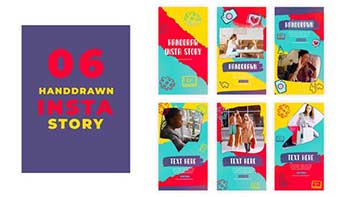 Hand Drawn Instagram Story Template-39215529