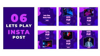 Lets Play Music Instagram Social Media Post-39215707