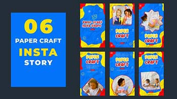 Creative Paper Craft Instagram Story Template-39216947