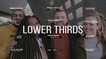 Minimal Lower Thirds After Effects-38959232