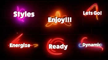 Neon Text Animation-39228952