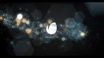 Elegant Bokeh Particle Logo-11893519