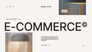 Minimalistic E-Commerce Promo-39178319