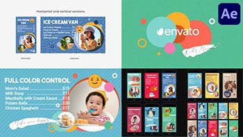 Kids Cafe Menu for After Effects-39388904