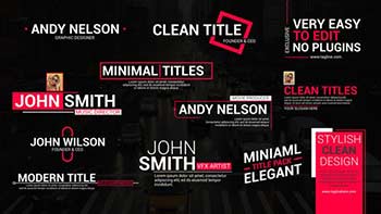 Clean Title Lower Thirds-39424167