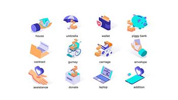 Finances-Isometric Icons-39425566