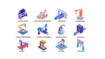 Manufacture-Isometric Icons-39425664