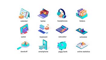 Accounting-Isometric Icons-39426012