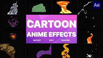 Cartoon Anime Effects Pack After Effects-39456954