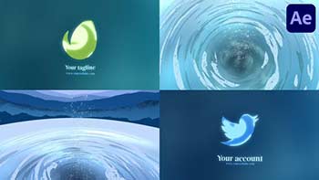 Water Swirl Logo for After Effects-39457226