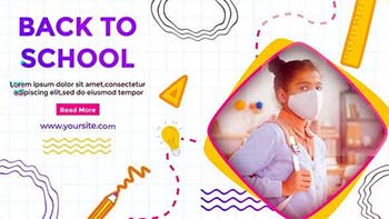 Happy Cute Students Back to School Slideshow-39457424