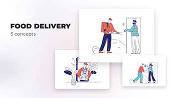 Food delivery-Flat concepts-39472646
