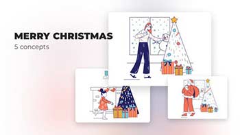 Merry Christmas-Flat concepts-39472912