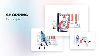 Shopping-Flat concepts-39473152