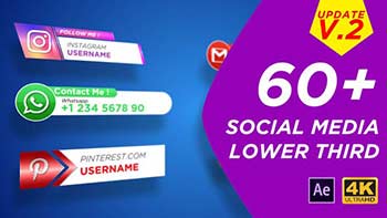 Social Media Lower Third-27661237