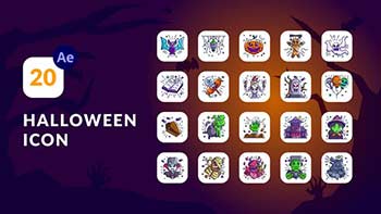 Halloween Animation Icons After Effects-34127030