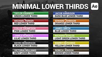 Minimal Lower Thirds-37155095
