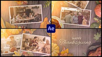 Thanksgiving Day Slideshow Opener for After Effects-39478276