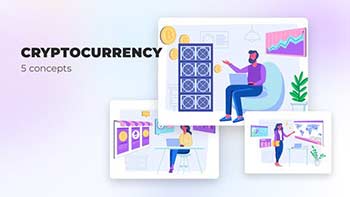 Cryptocurrency-Flat concepts-39487797
