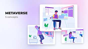 Metaverse-Flat concepts-39487829
